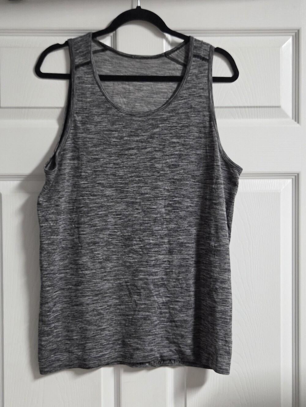 Lululemon Women's Black White Heather Athletic Tank Top Size M